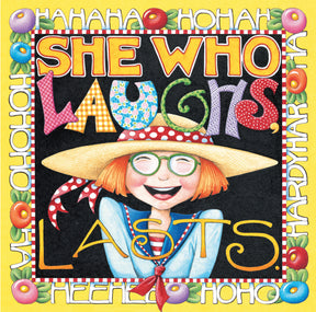 She Who Laughs Tablet Skin