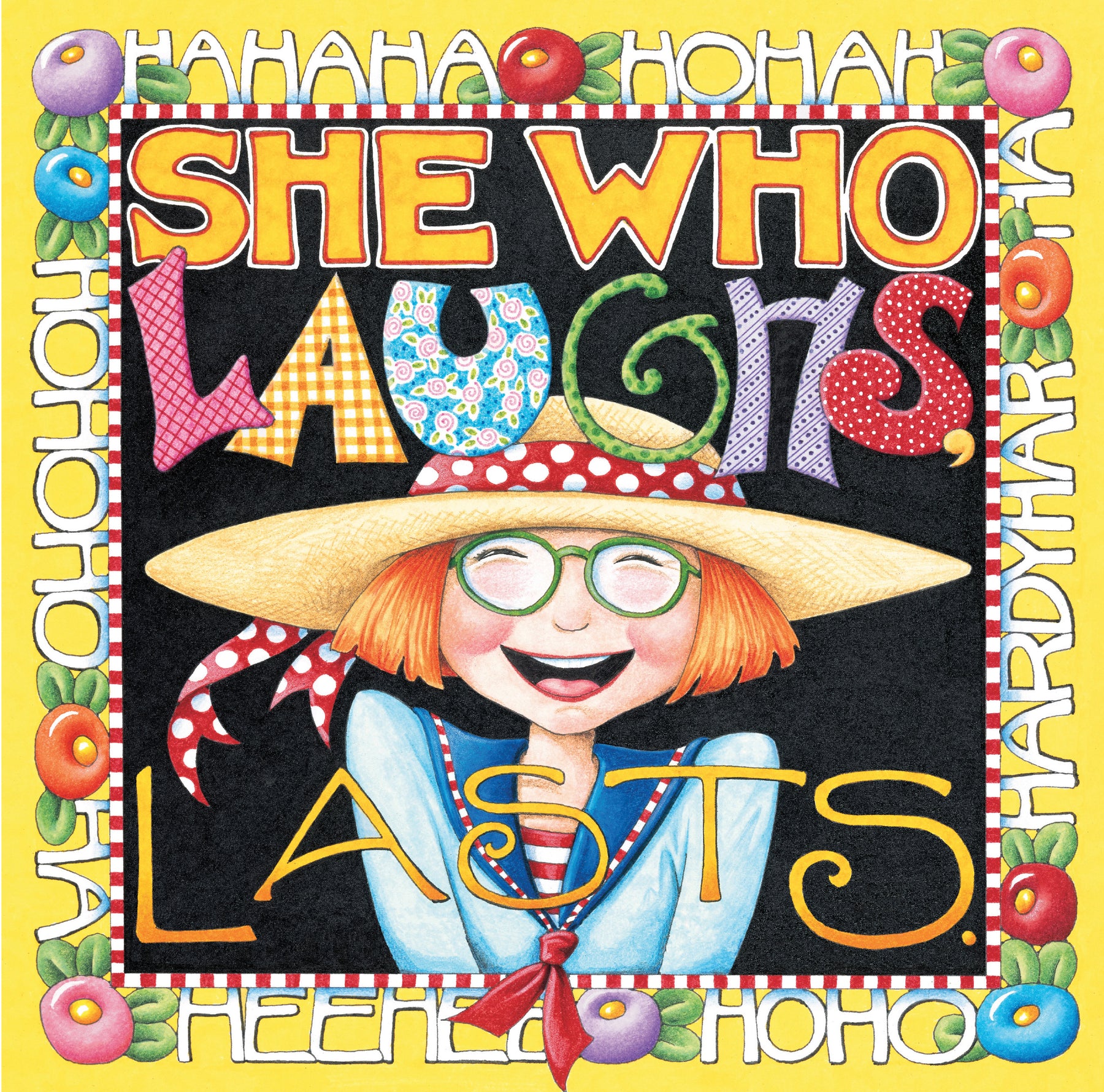 She Who Laughs Laptop Sleeve