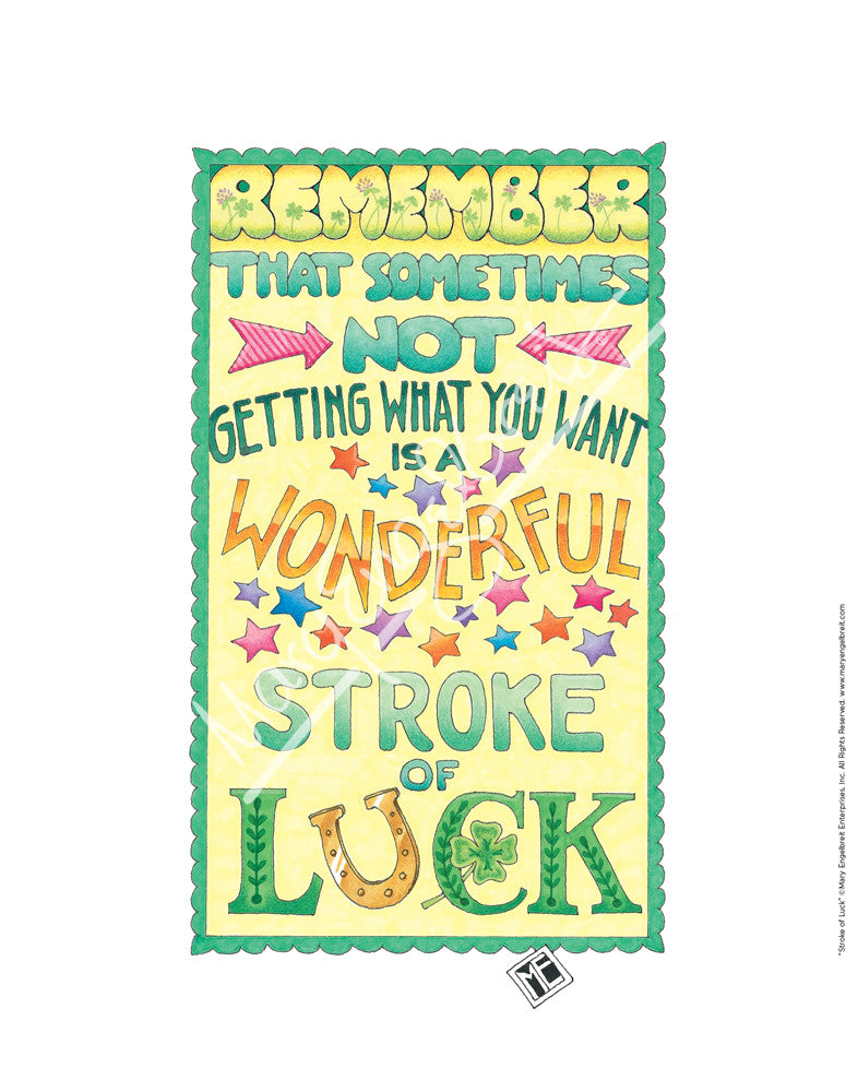 Stroke of Luck Fine Art Print