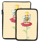 Queen Bee on Flower Tablet Sleeve