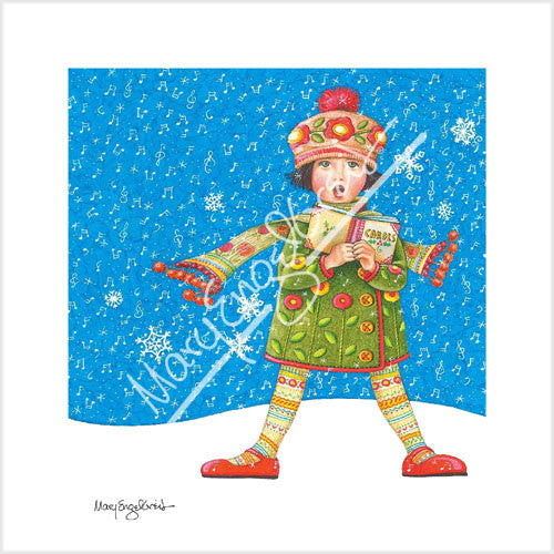 The Caroler Limited Edition Print