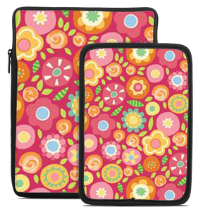 Squished Flowers Tablet Sleeve
