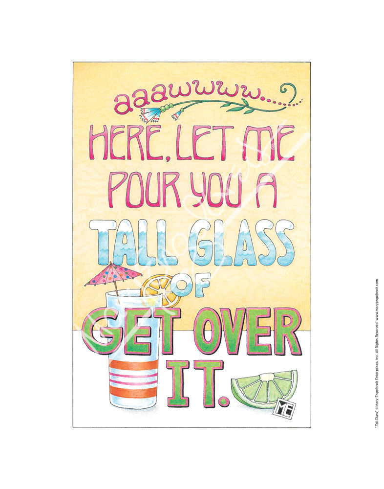 Tall Glass Fine Art Print