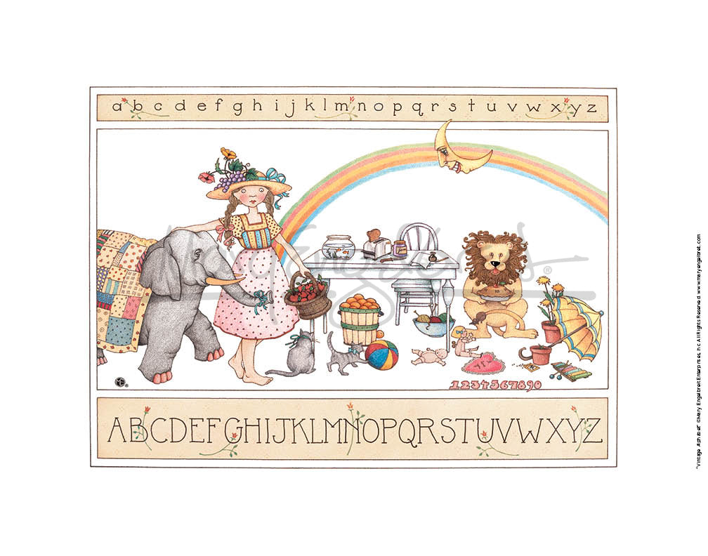 Rainbow Alphabet Fine Art Print