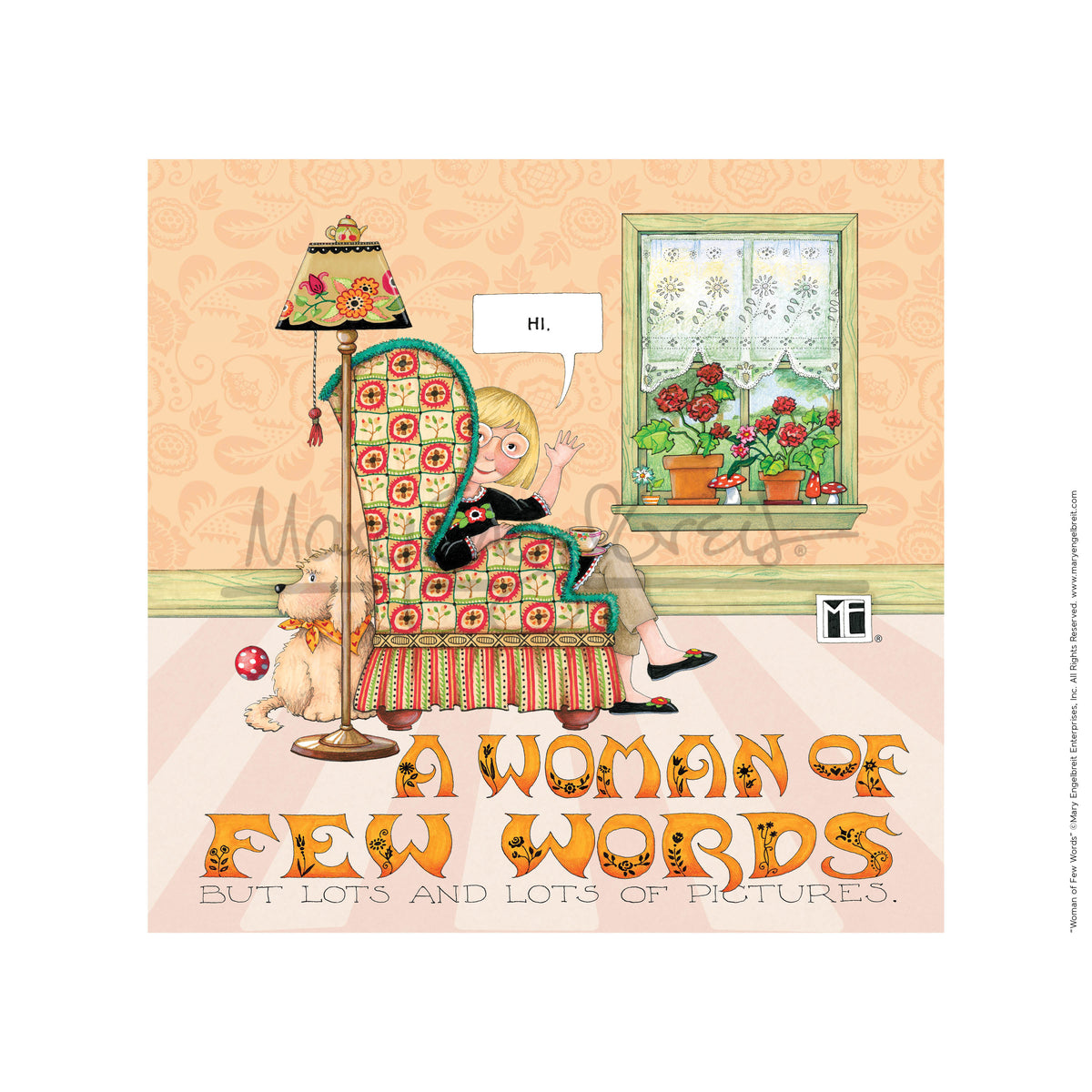 Woman of Few Words Fine Art Print