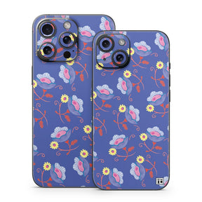 Purple Flowers Phone Skin