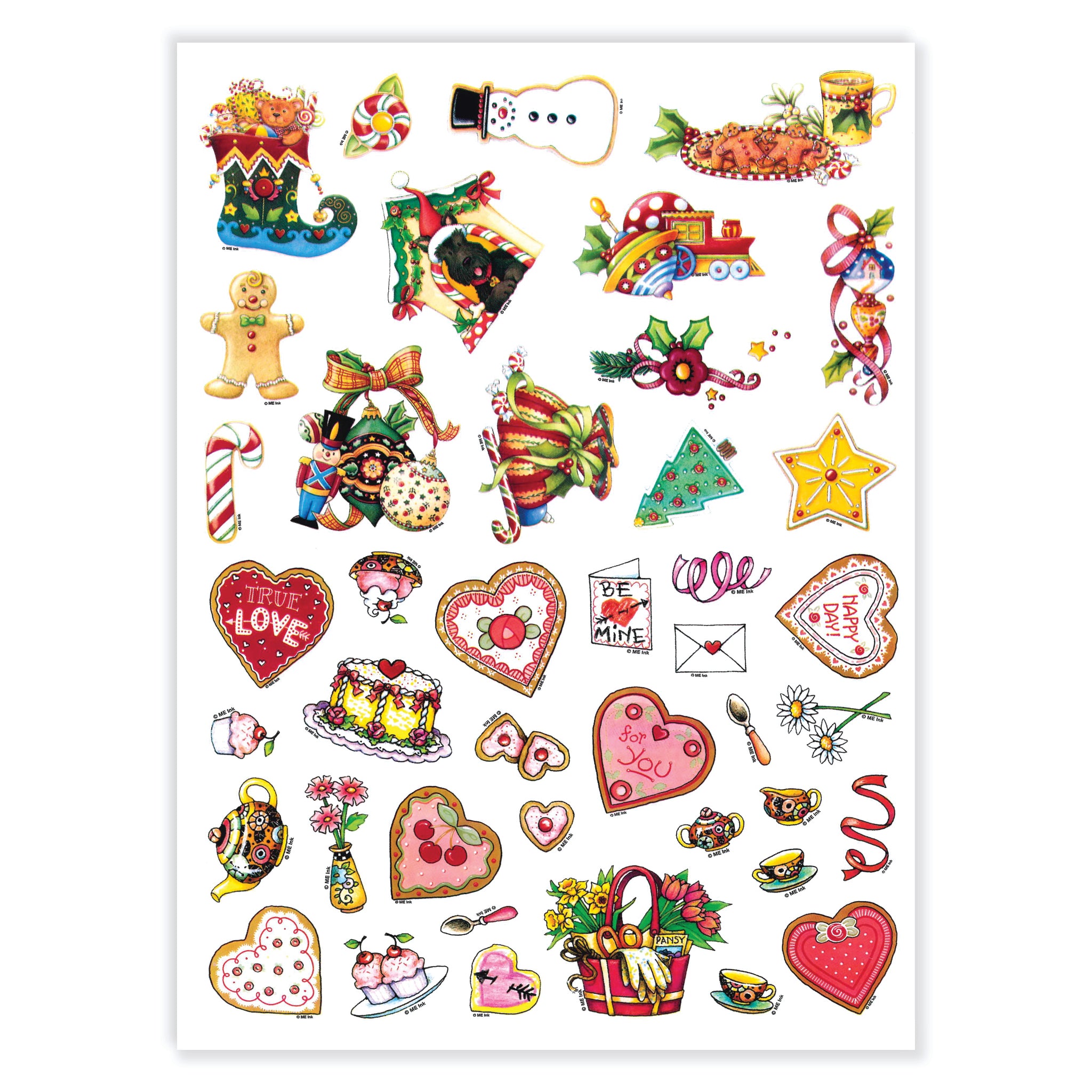 All Year Holiday Stickers