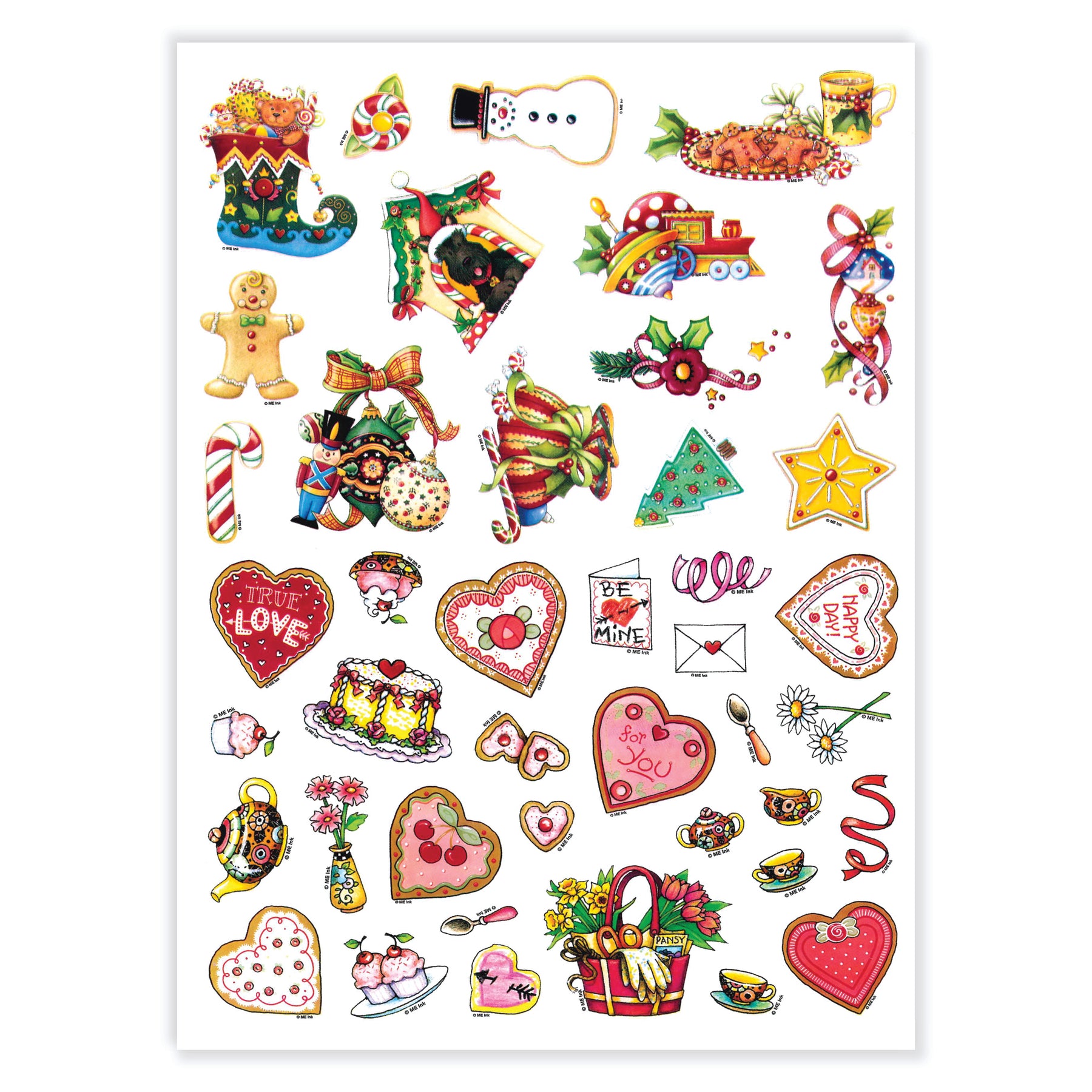 All Year Holiday Stickers