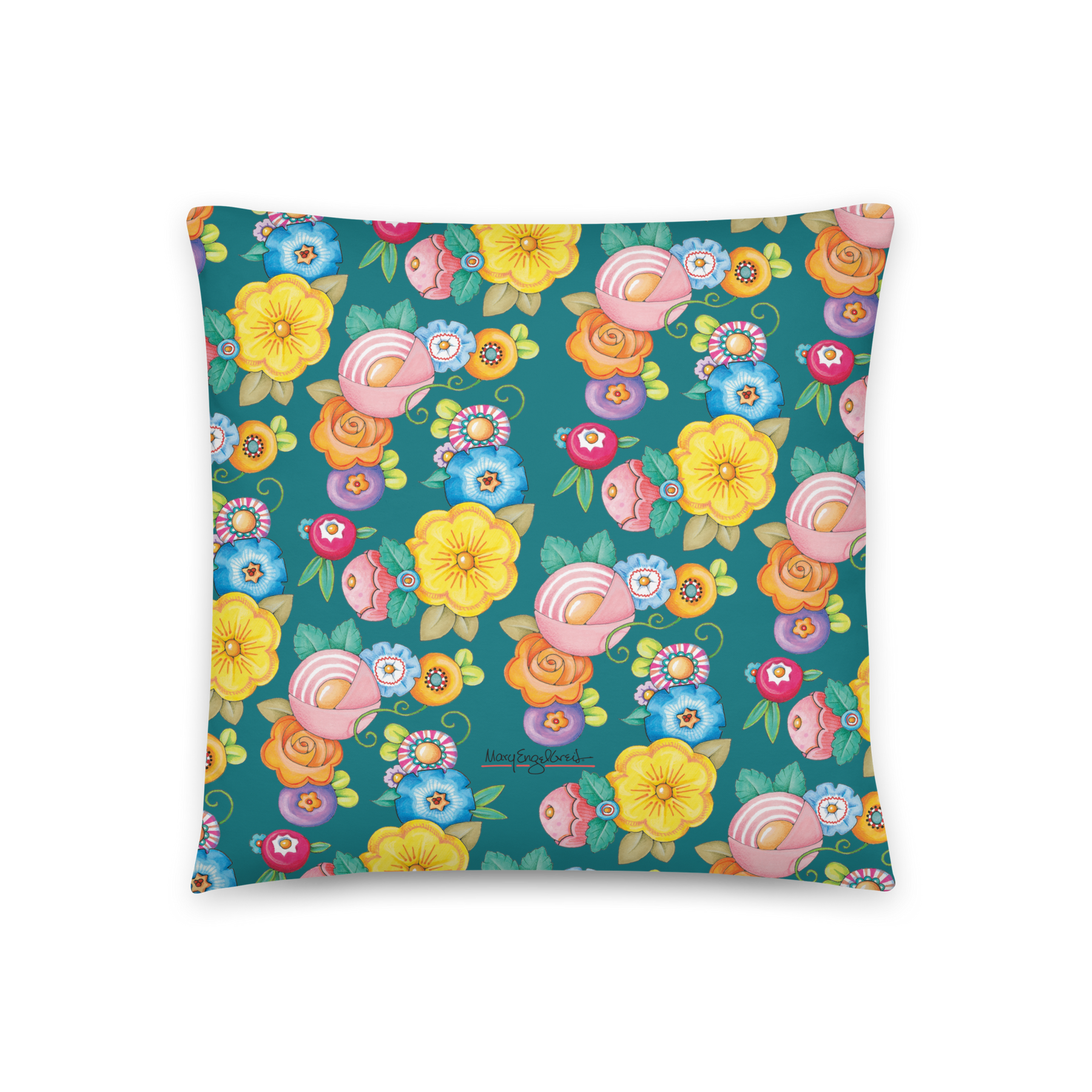 Floral Pattern Pillow