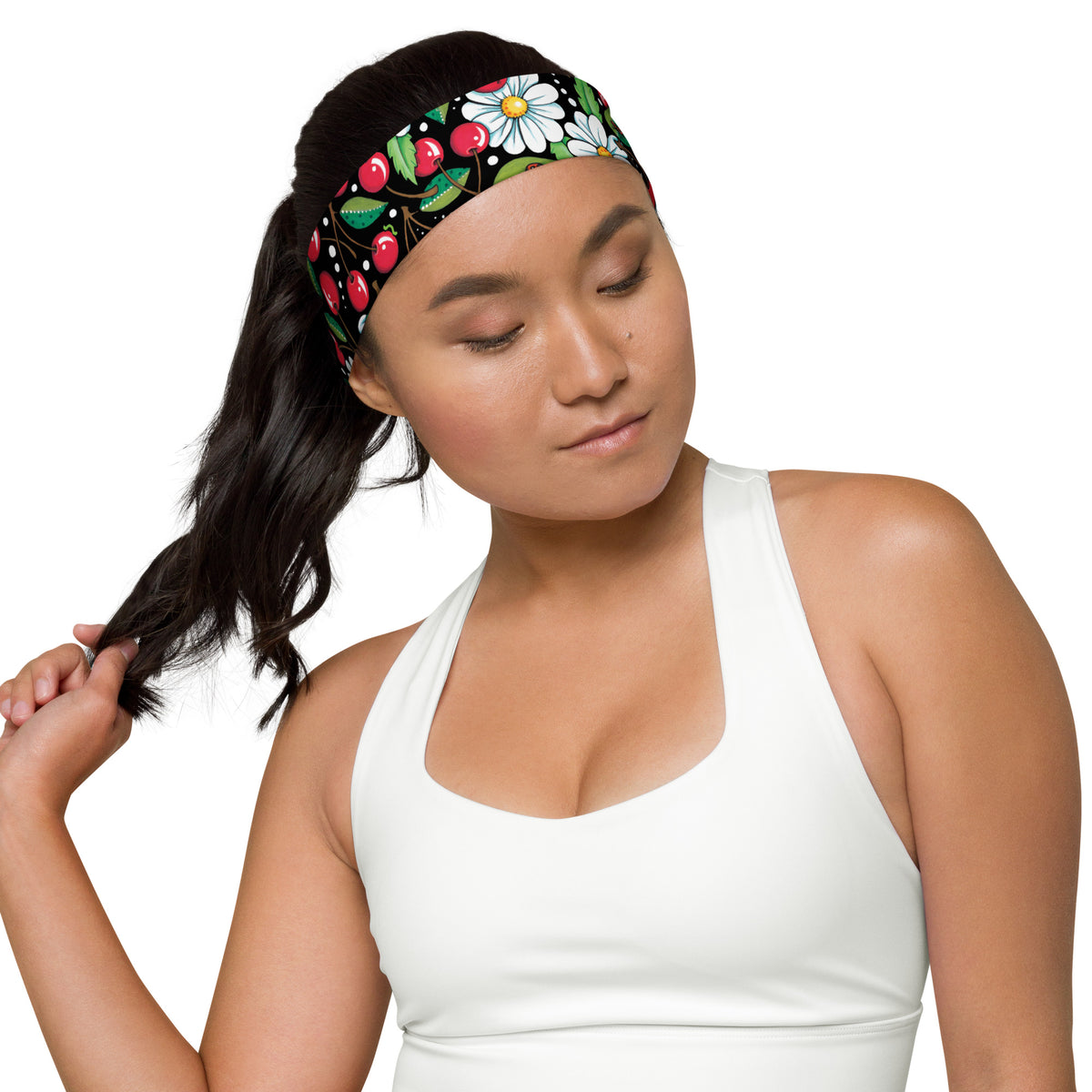 Cherry Daisy Headband