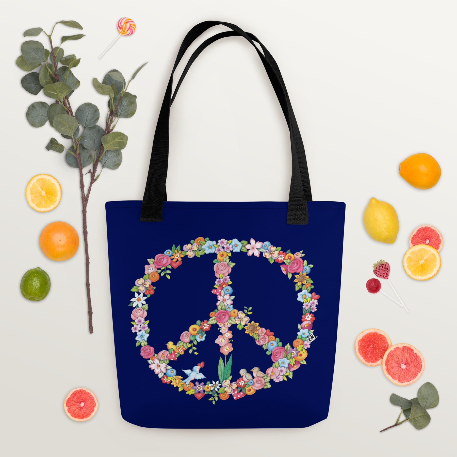 Peace Sign Flap Backpack | Earthbound Trading Co.