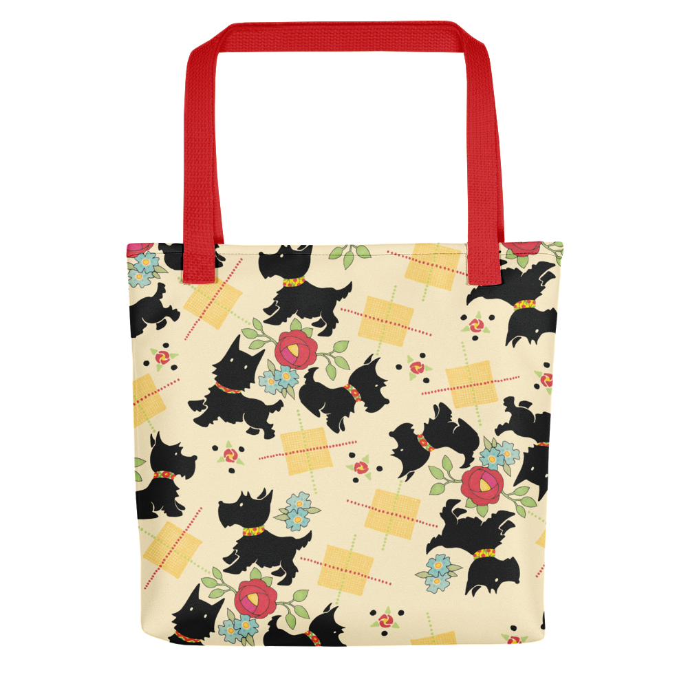 Frolicking Scotties Tote bag