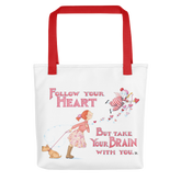 Follow Your Heart Tote bag