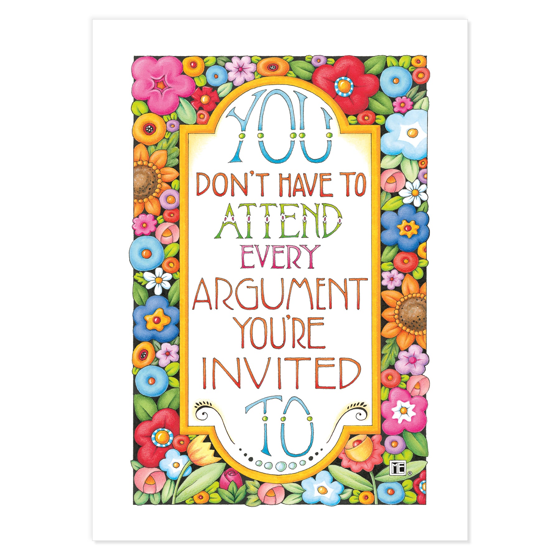 Mary's Mottos Postcards, series 1