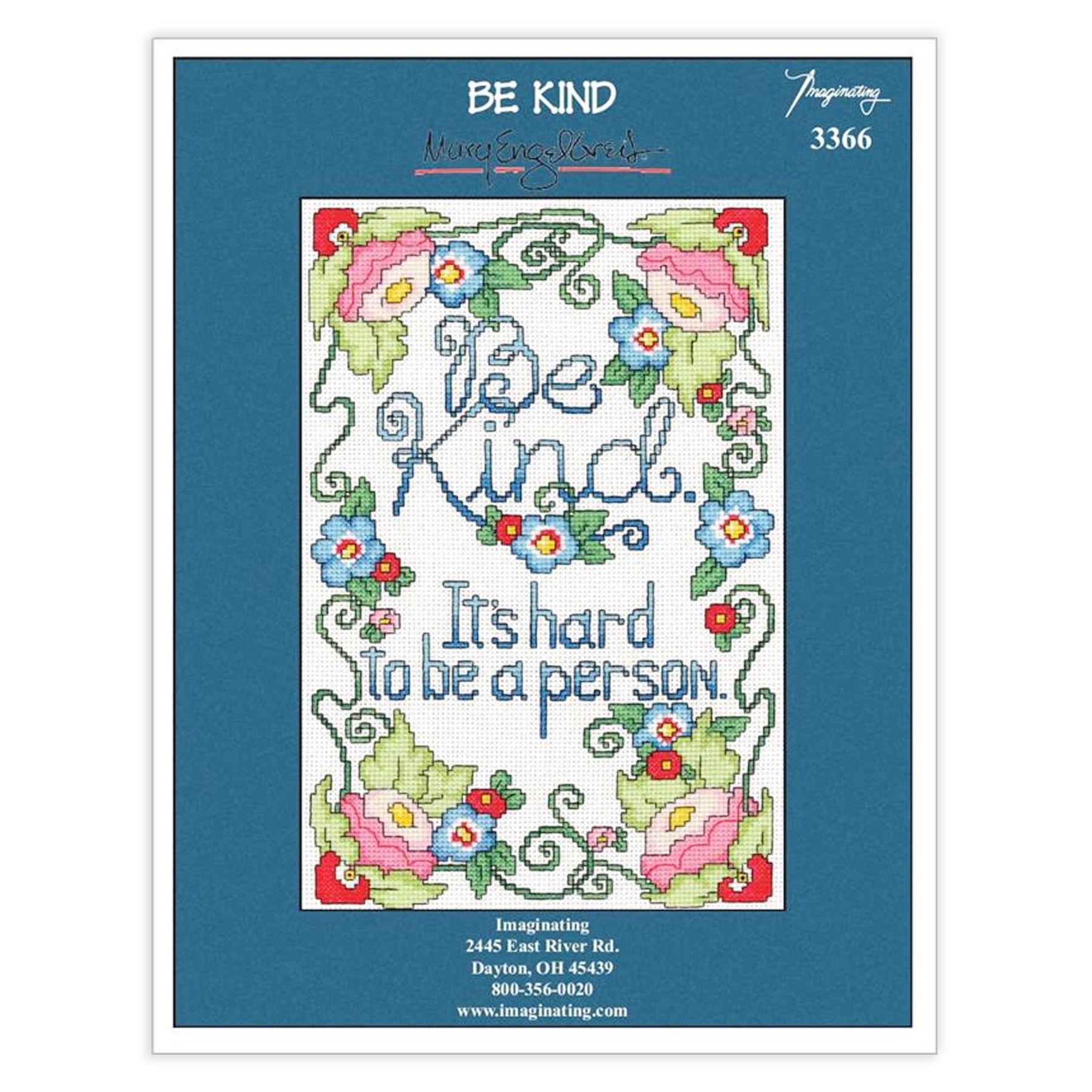 Be Kind Counted Cross Stitch Kit
