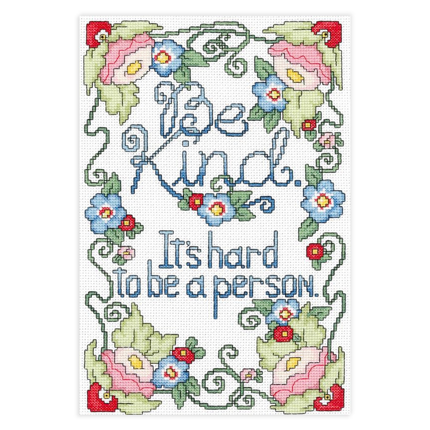 Be Kind Counted Cross Stitch Kit