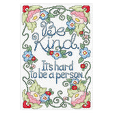 Be Kind Counted Cross Stitch Leaflet