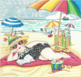 Needlepoint Canvas: At the Seaside