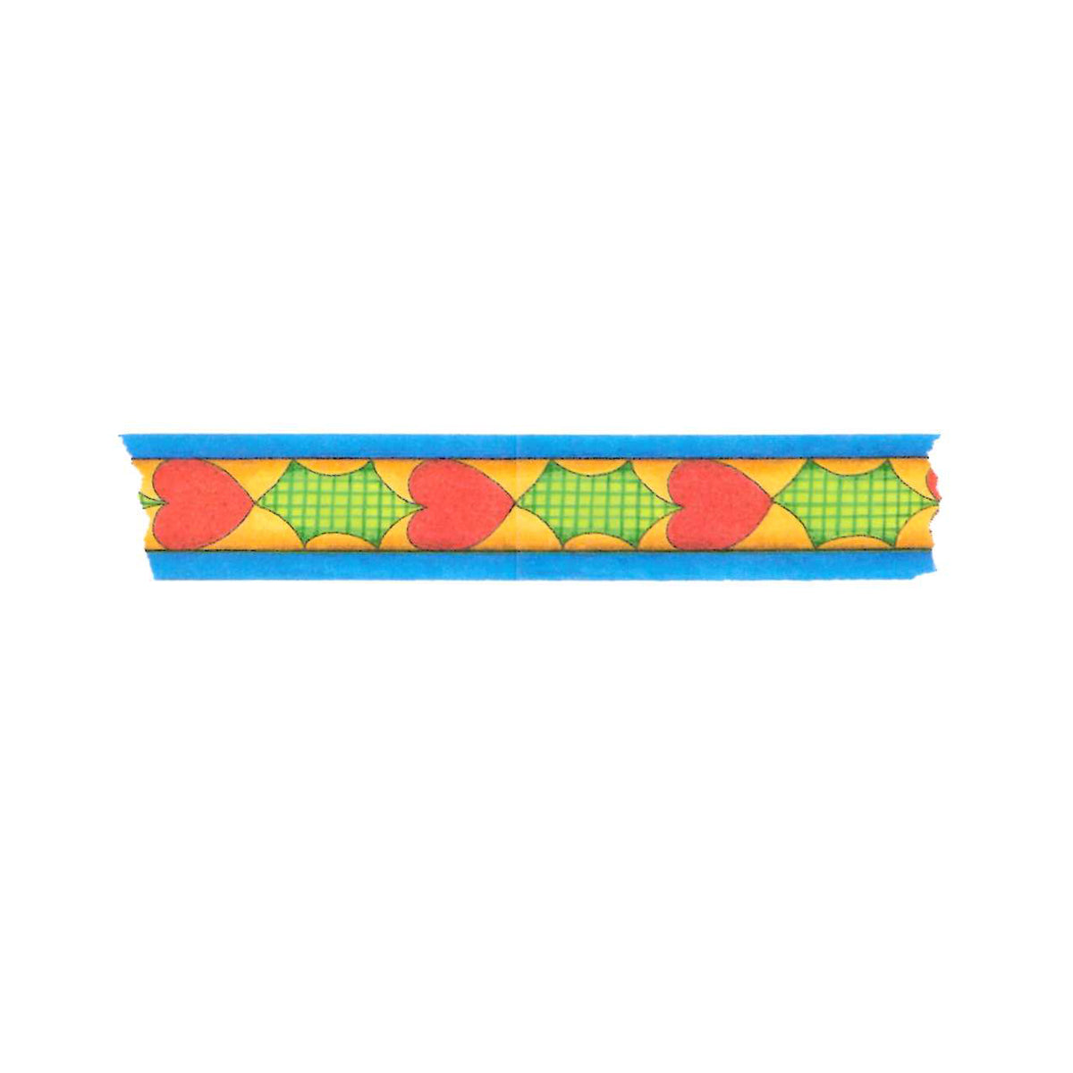 Cross Hatch Holly Wheat Washi Tape