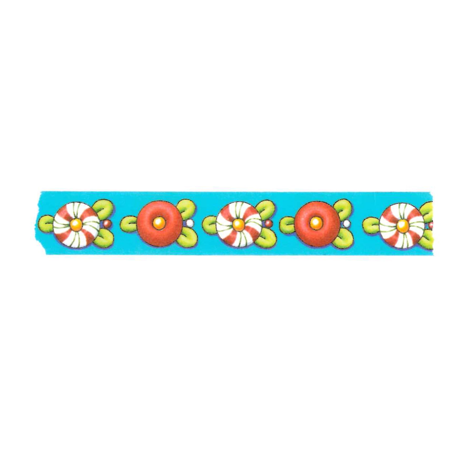 Peppermint Candy Blue Washi Tape
