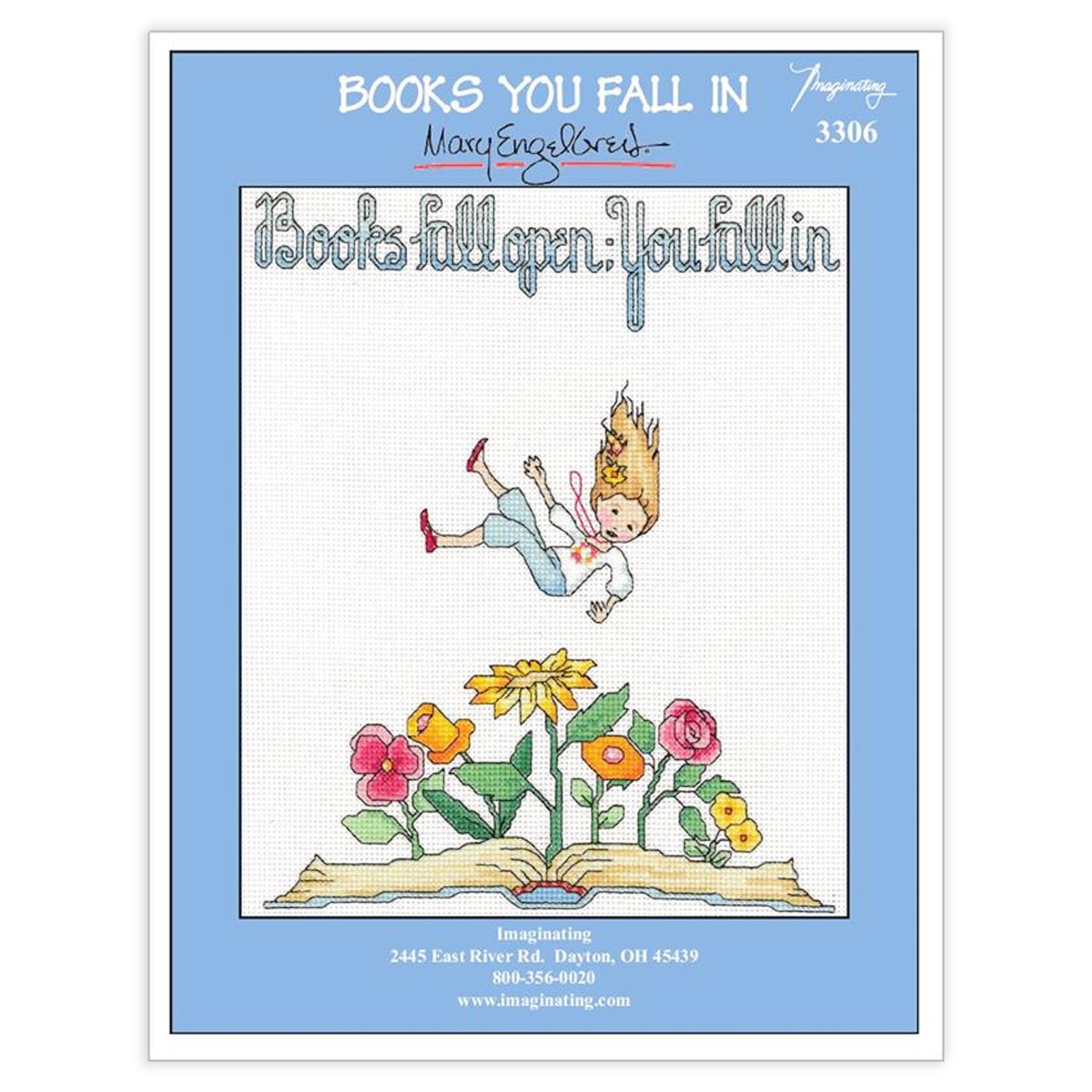 Books You Fall In Counted Cross Stitch Leaflet