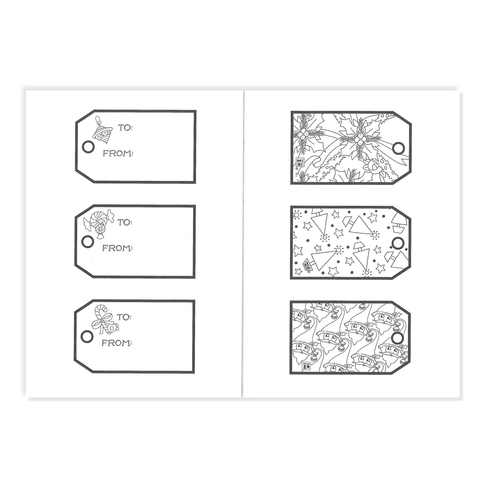 Color ME Christmas Book of Postcards