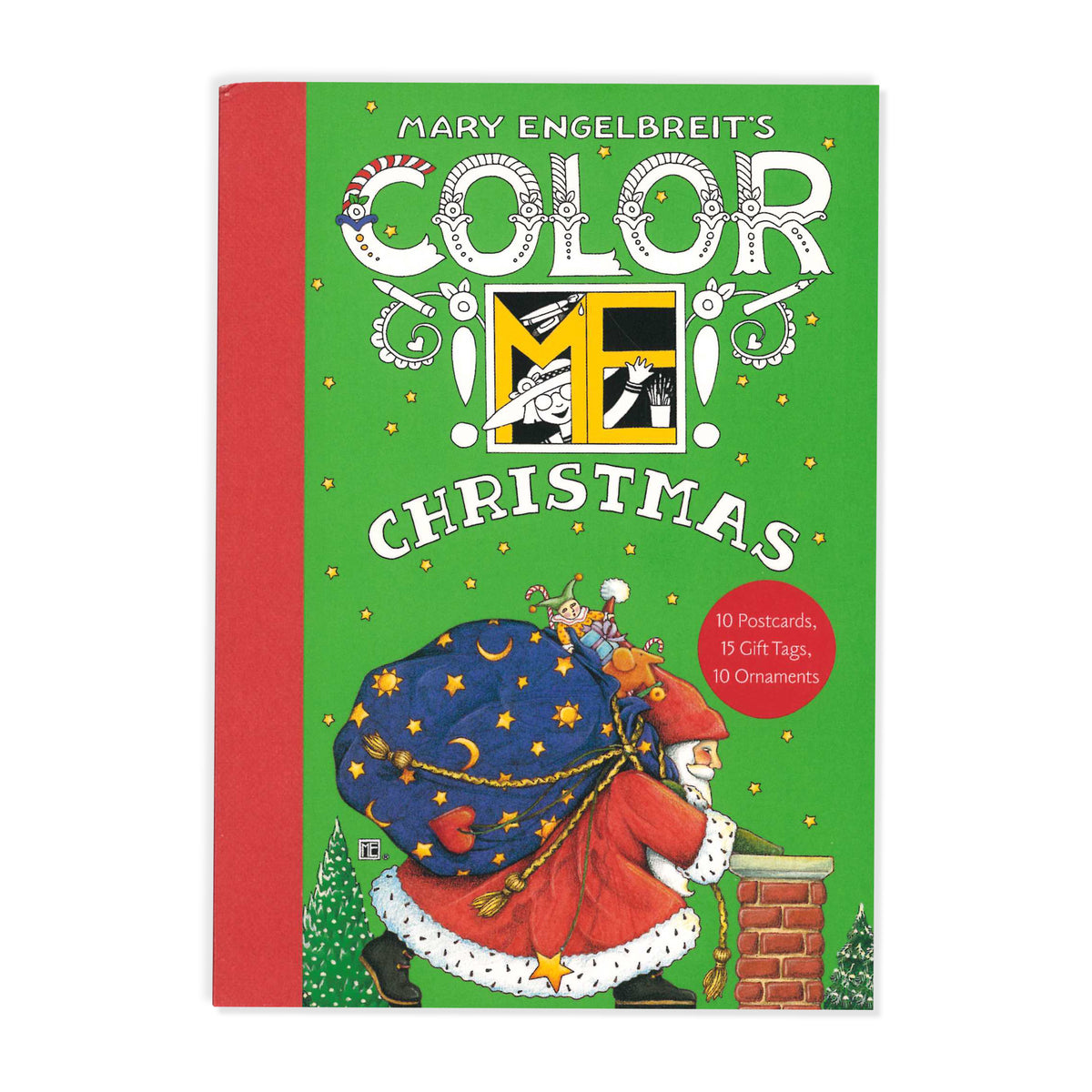 Color ME Christmas Book of Postcards