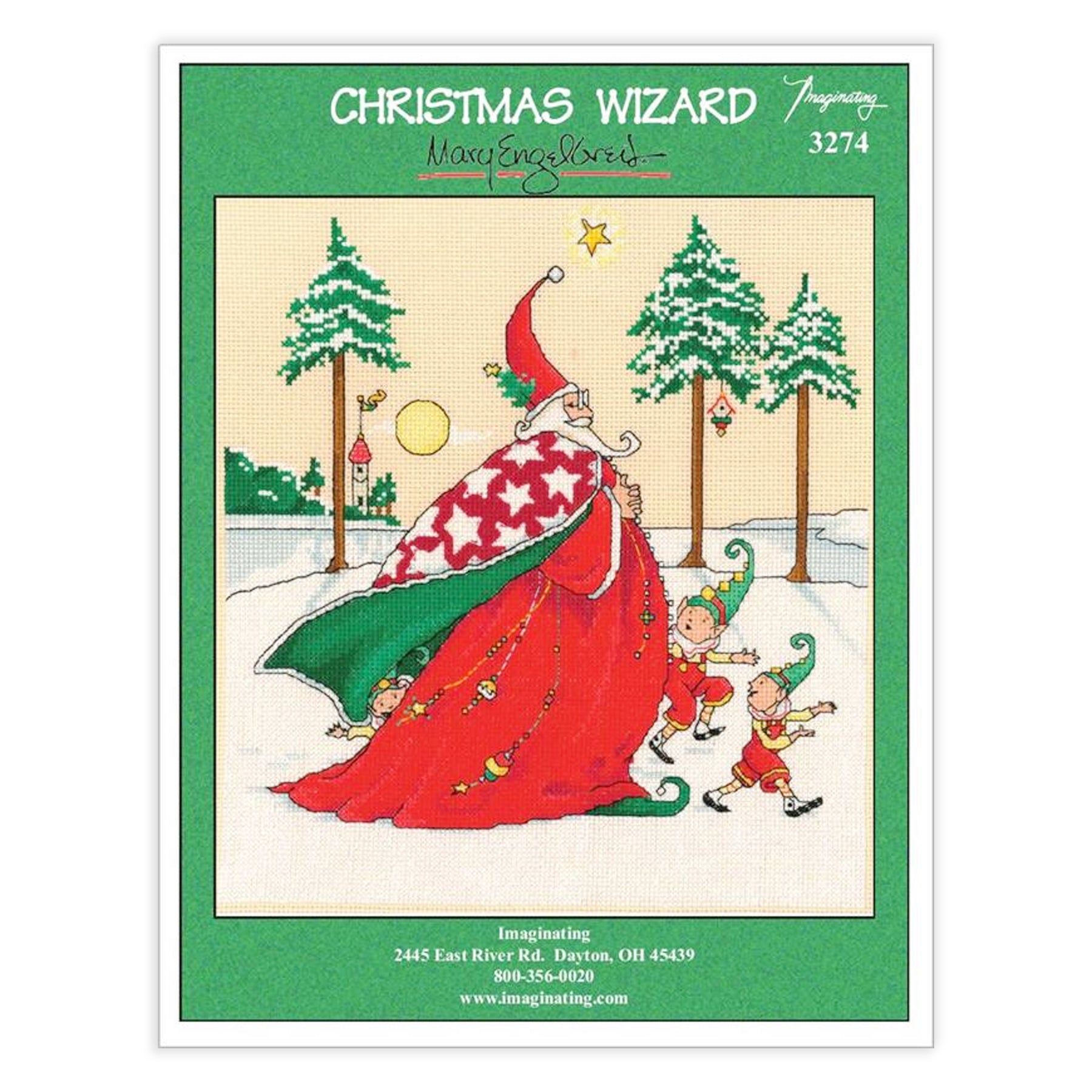 Christmas Wizard Counted Cross Stitch Leaflet