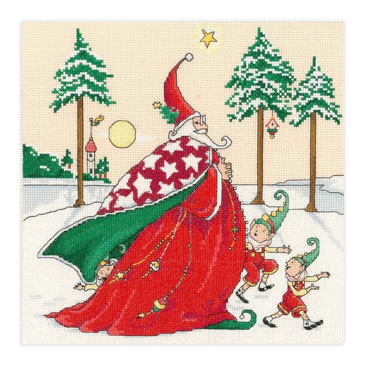 Christmas Wizard Counted Cross Stitch Leaflet