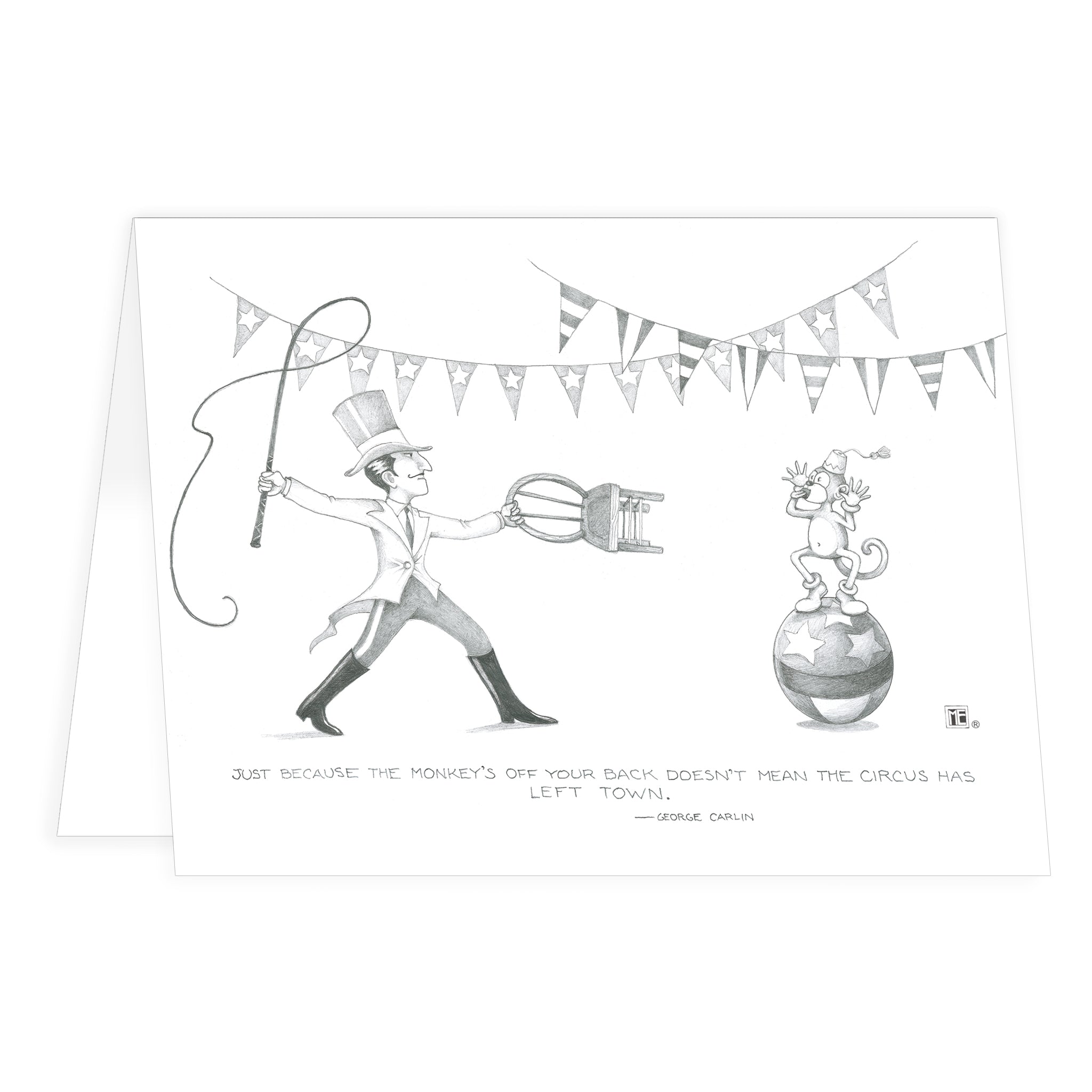 Circus Left Town Engeldark Card