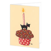 Cupcake Scottie Greeting Card