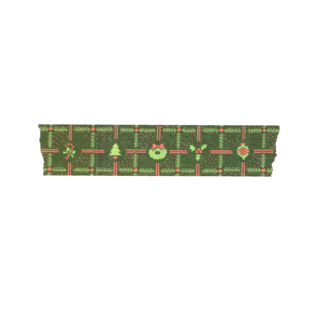 Fir Branch Dark Green Washi Tape