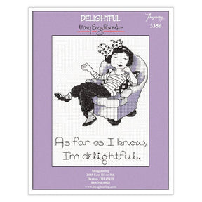 I'm Delightful Counted Cross Stitch Leaflet