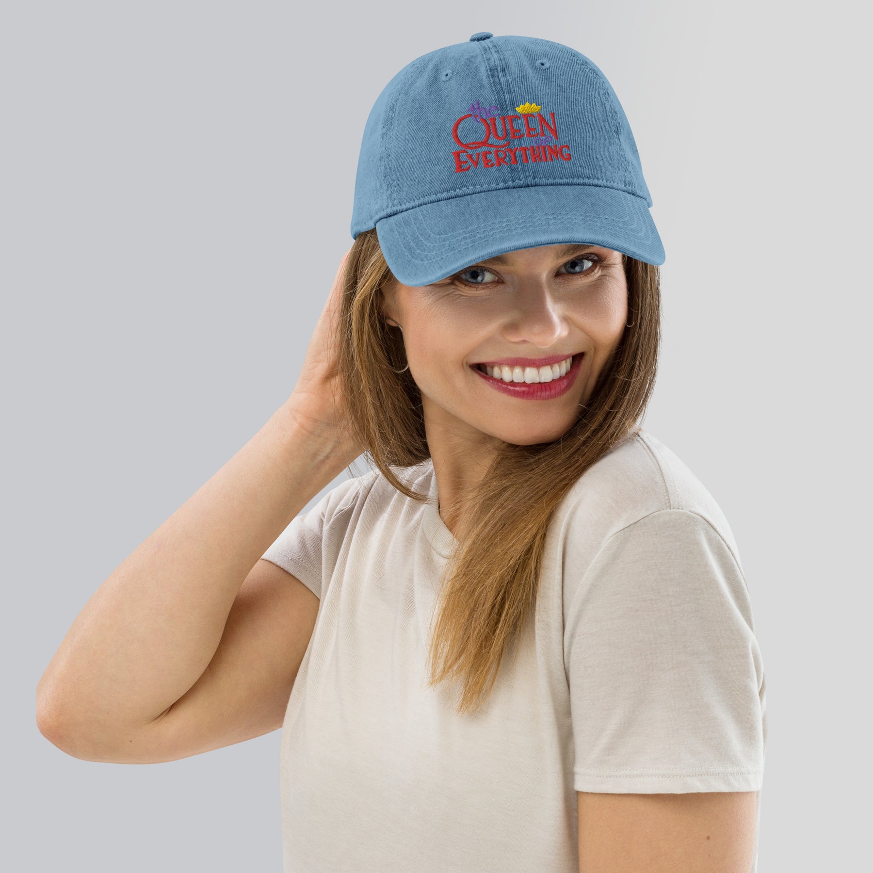 Queen of Everything Denim Hat