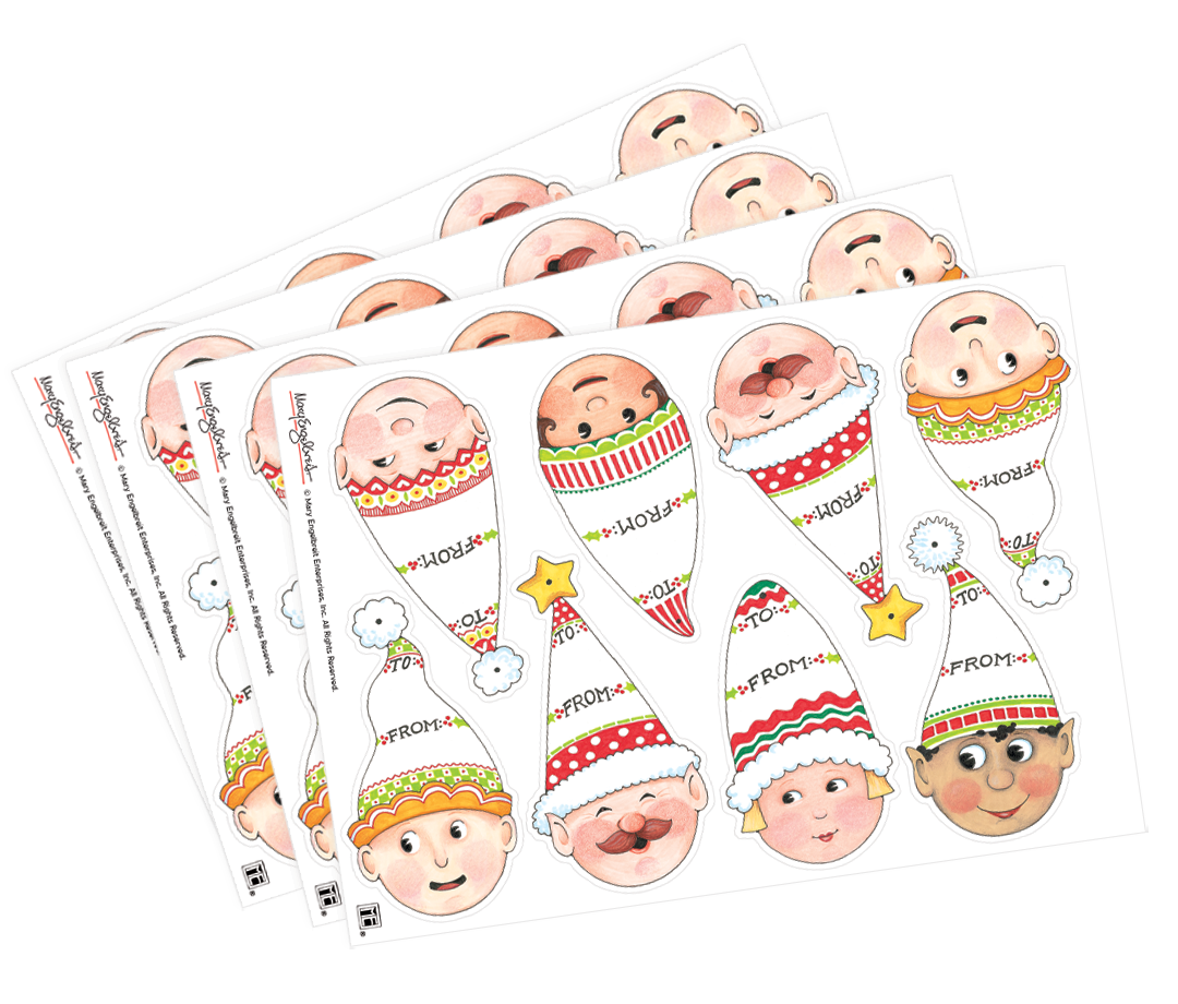 Merry Elves Gift Tags