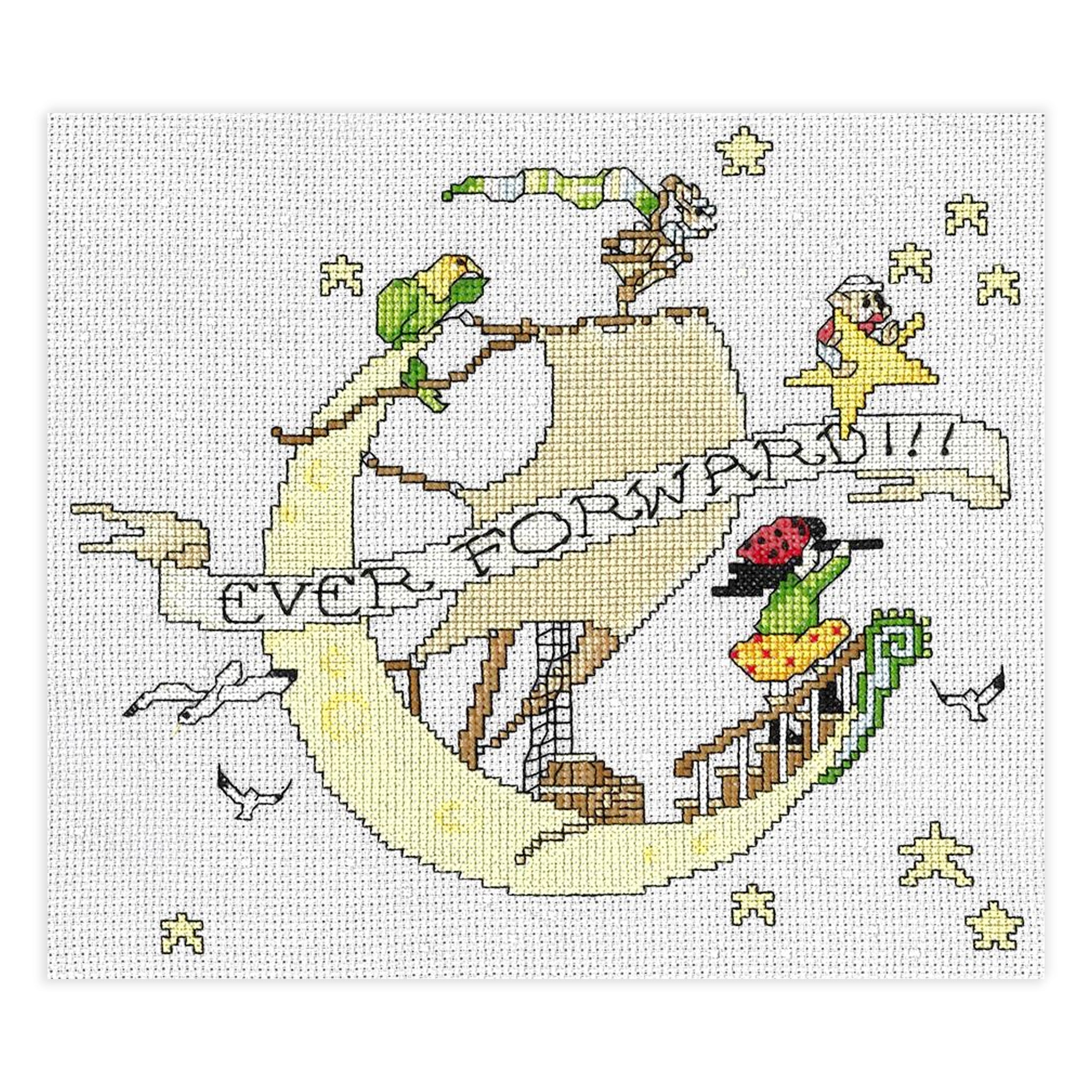 Ever Forward Counted Cross Stitch Leaflet