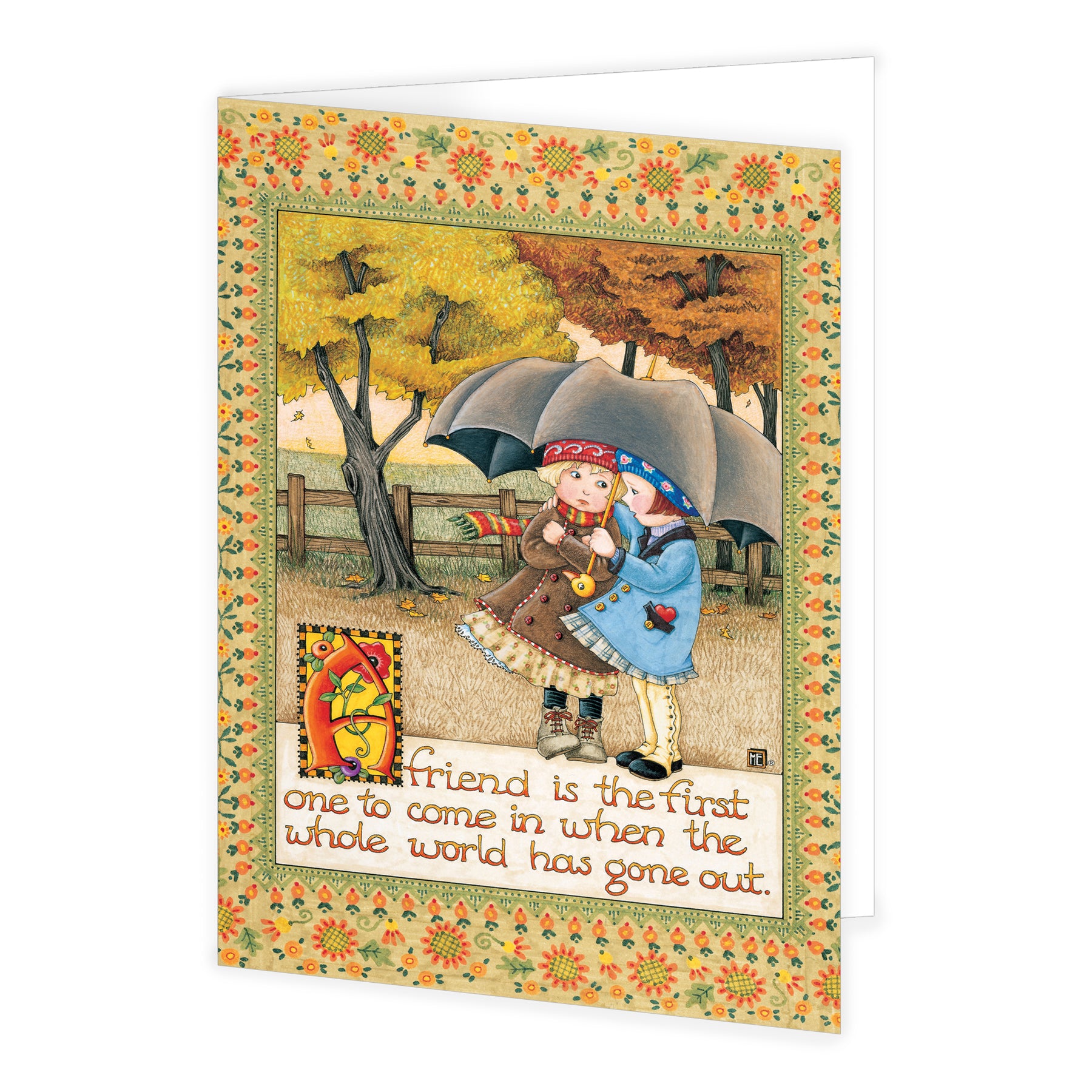 Friend is First Greeting Card