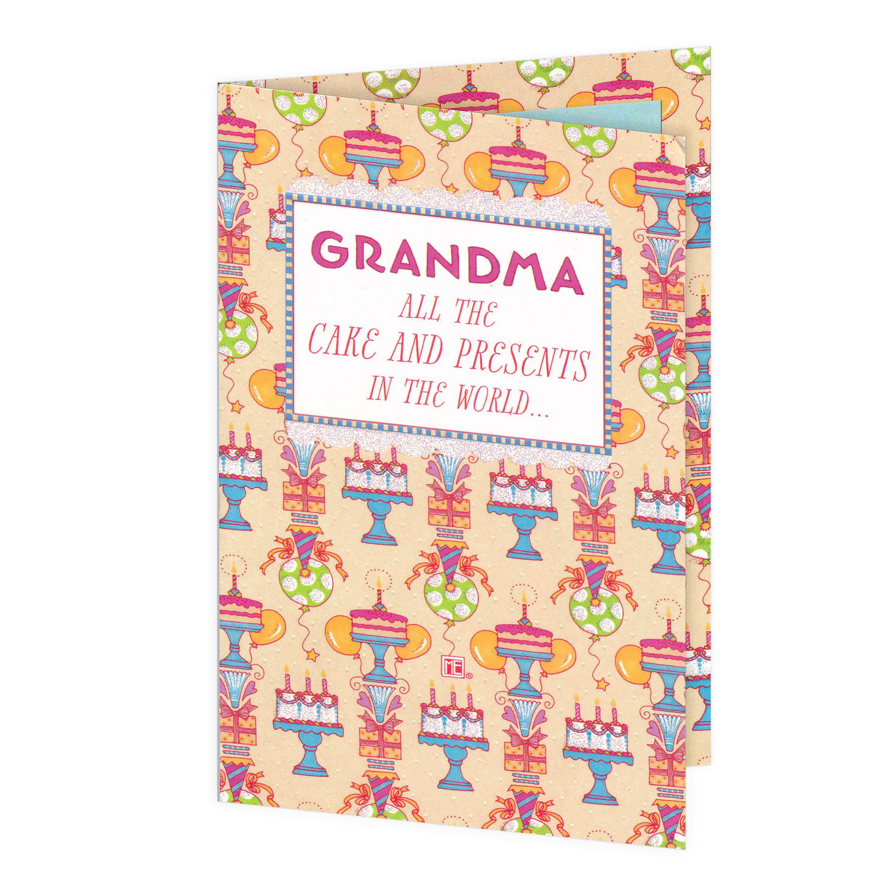 Grandma's Birthday Cake Greeting Card