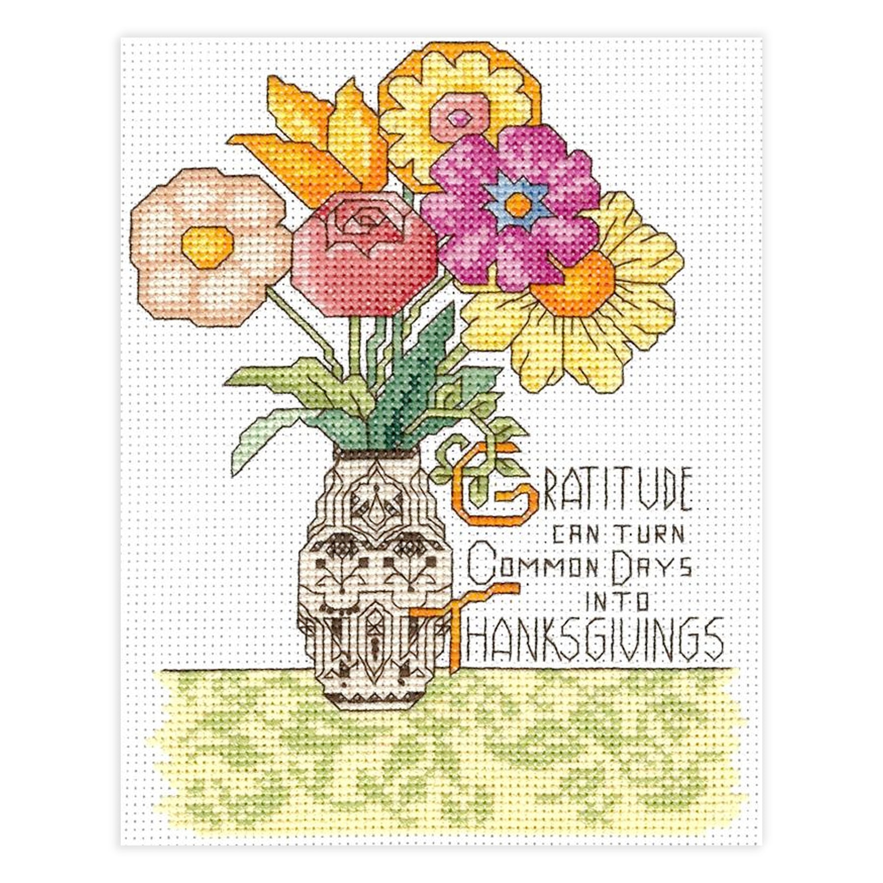 Gratitude Counted Cross Stitch Kit