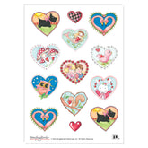 Artsy Hearts Sticker Sheet