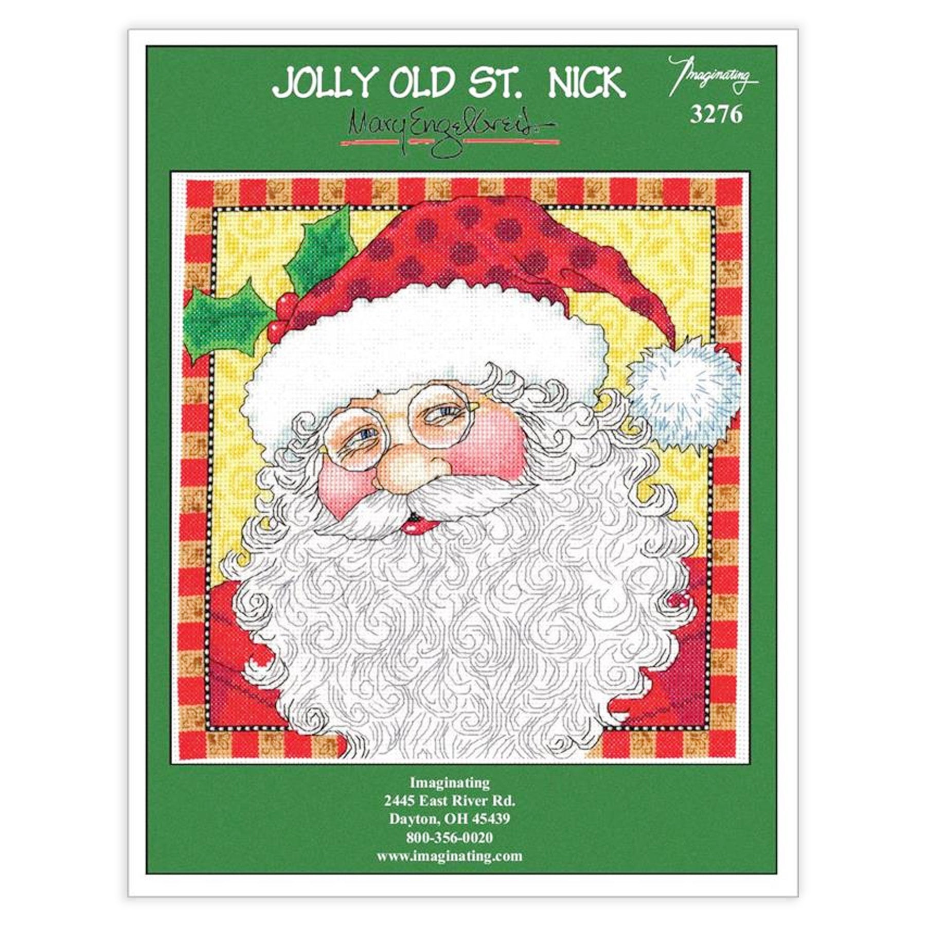 Twas Santa Counted Cross Stitch Leaflet