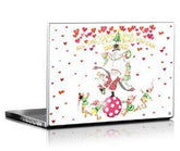 Christmas Circus Laptop Skin