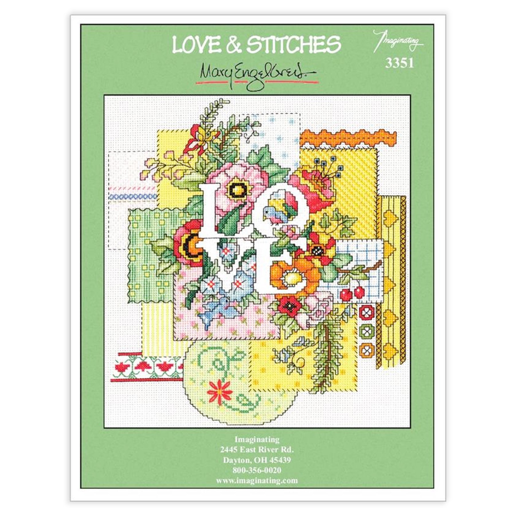Love and Stitches Counted Cross Stitch Leaflet