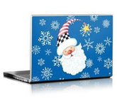 Santa Snowflake Laptop Skin