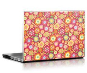Squished Flowers Laptop Skin