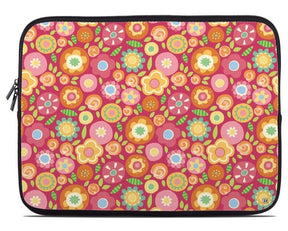 Squished Flowers Laptop Sleeve