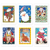 Christmas Santas Postcards, series 2