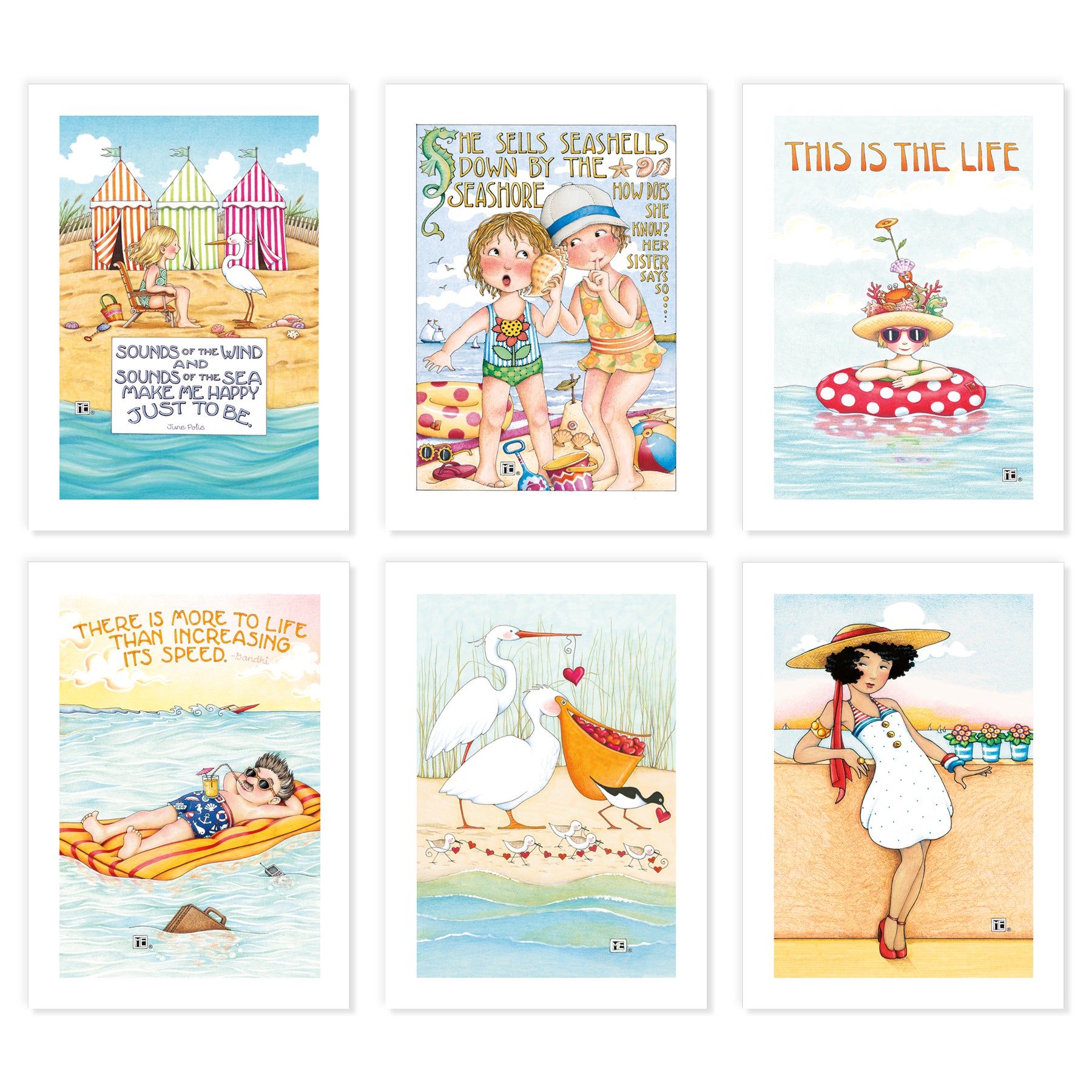 Beach Postcards, series 2