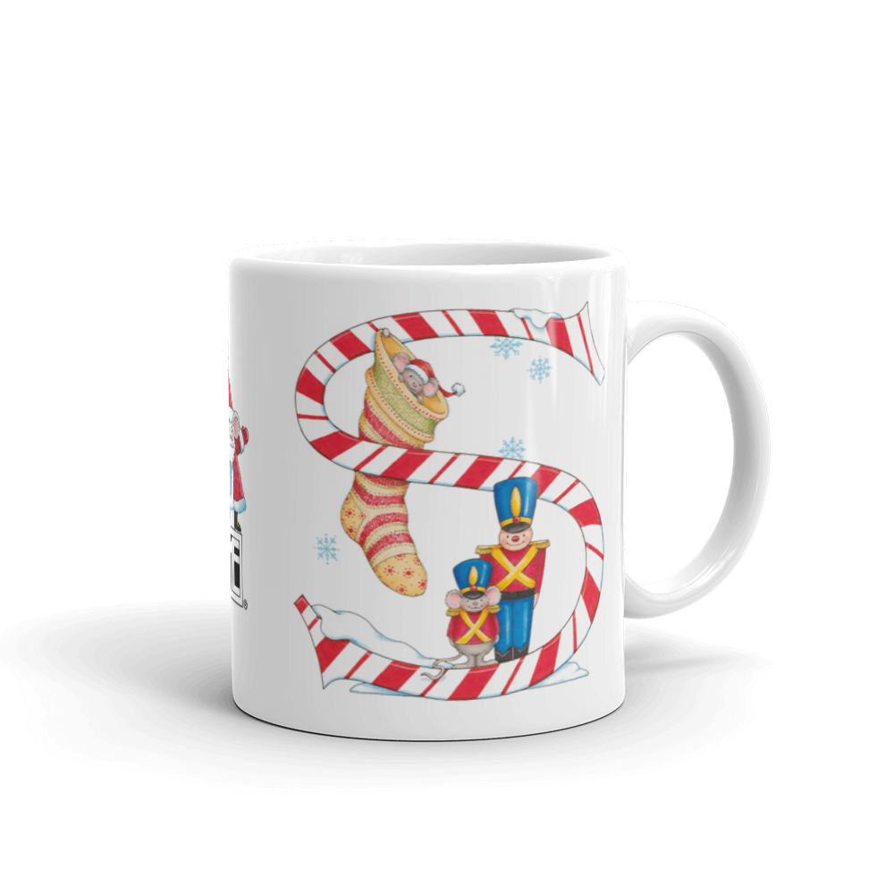 A Merry Little Christmas Letter S Mug