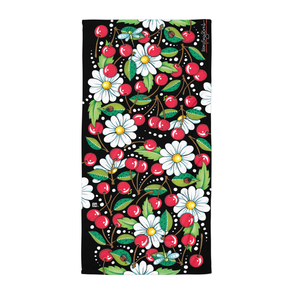 Cherry Daisy Towel